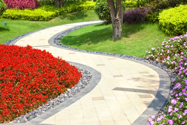 Garden Walkway Installation in Arroyo Grande