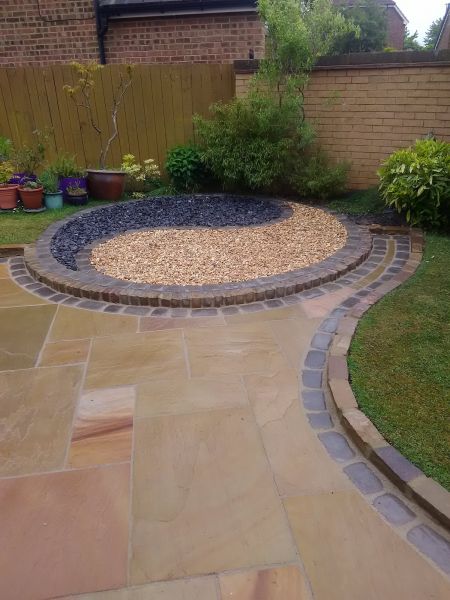 Sandstone Patio Installation in Arroyo Grande
